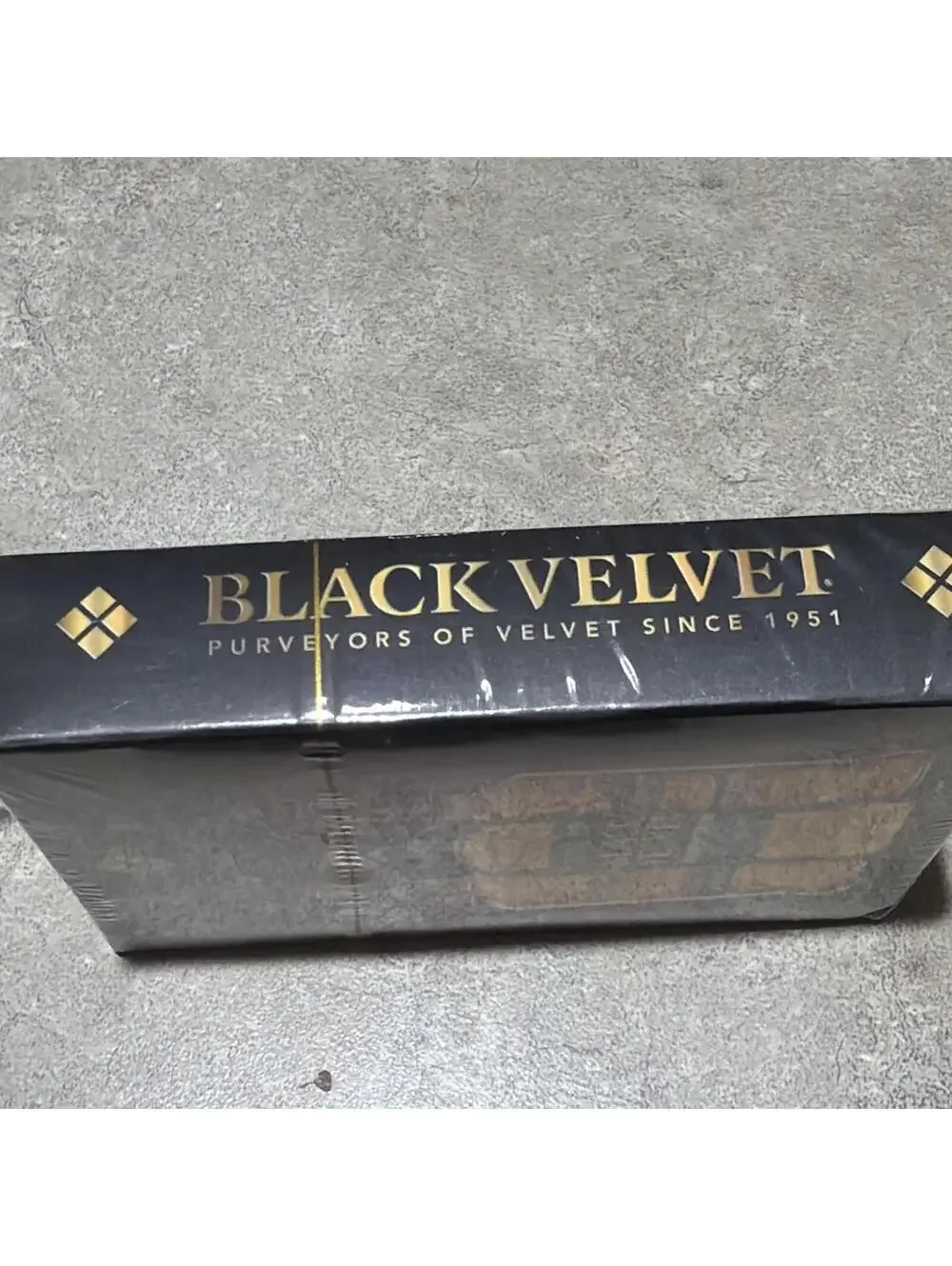Black Velvet Whiskey Playing Card Deck NEW SEALED 2014 Barware Poker Gambling